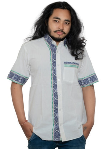 Cotton Shirt Half Sleeve