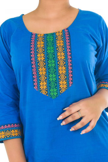 Cotton Kurta 3/4th Sleeve