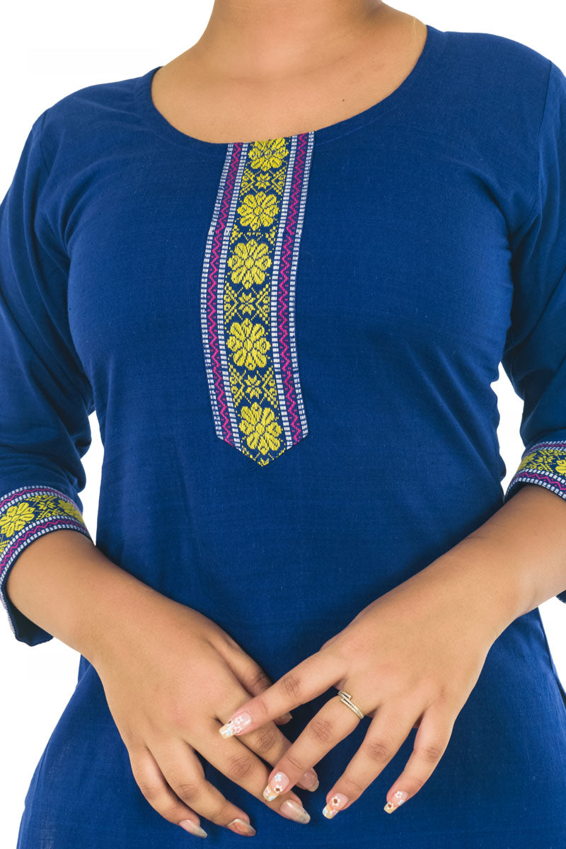 Cotton Kurta 3/4th Sleeve