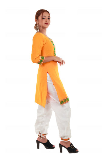 Cotton Kurta 3/4th Sleeve